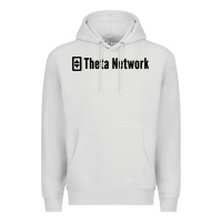 Dove Grey theta network Premium Hoodie - artisFamous
