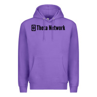 Purple theta network Premium Hoodie - artisFamous