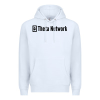 White theta network Premium Hoodie - artisFamous