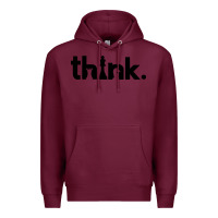 Burgundy think chess Premium Hoodie - artisFamous