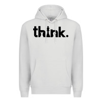 Dove Grey think chess Premium Hoodie - artisFamous