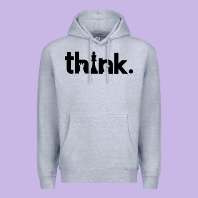 Think Chess Premium Hoodie Designed By Artisfamous