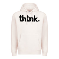 Pale Pink think chess Premium Hoodie - artisFamous