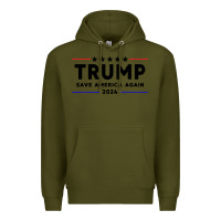 Army Green trump 2024 Premium Hoodie - artisFamous