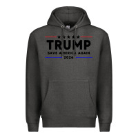 Charcoal Heather trump 2024 Premium Hoodie - artisFamous