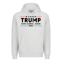 Dove Grey trump 2024 Premium Hoodie - artisFamous