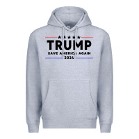 Heather Grey trump 2024 Premium Hoodie - artisFamous