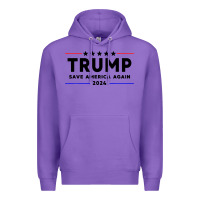 Purple trump 2024 Premium Hoodie - artisFamous