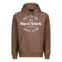 Chestnut hard work beats talent Premium Hoodie - artisFamous