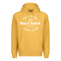 Mustard hard work beats talent Premium Hoodie - artisFamous