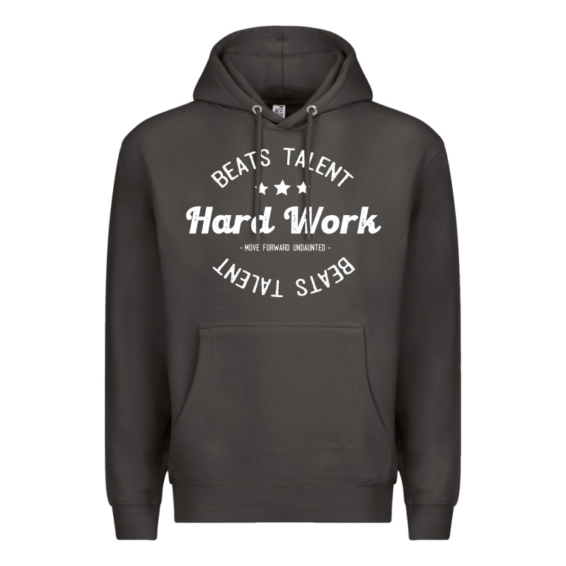 Hard Work Beats Talent Premium Hoodie by artisFamous | Teevron