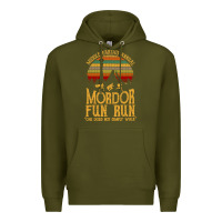 Army Green middle earth's annual mordor fun run Premium Hoodie - artisFamous