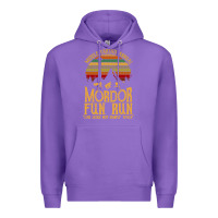 Purple middle earth's annual mordor fun run Premium Hoodie - artisFamous