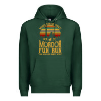 Sports Green middle earth's annual mordor fun run Premium Hoodie - artisFamous