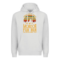 Dove Grey middle earth's annual mordor fun run Premium Hoodie - artisFamous