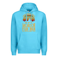 Ocean Blue middle earth's annual mordor fun run Premium Hoodie - artisFamous