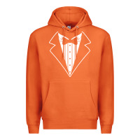 Carrot fake tux tuxedo suit tie Premium Hoodie - artisFamous