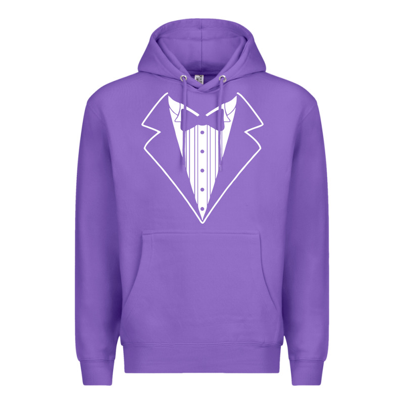 Fake Tux Tuxedo Suit Tie Premium Hoodie by artisFamous | Teevron