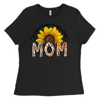 Black mom sunflower Ladies Tee - RacoonDesign