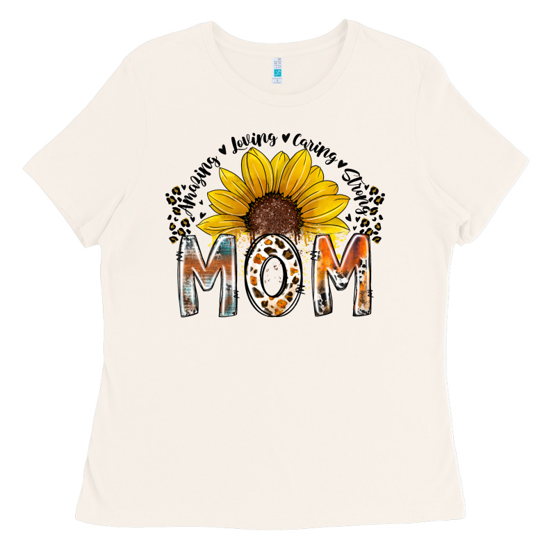 Mom Sunflower Ladies Tee by RacoonDesign | Teevron