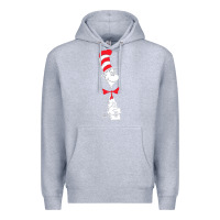 Heather Grey dr seuss the cat in the hat Premium Hoodie - artisFamous