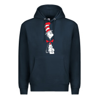 Navy dr seuss the cat in the hat Premium Hoodie - artisFamous