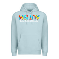 Blue Mist autism seeing the world differently Premium Hoodie - artisFamous