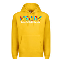 Lemon autism seeing the world differently Premium Hoodie - artisFamous