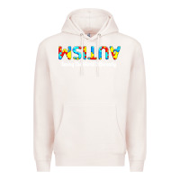Pale Pink autism seeing the world differently Premium Hoodie - artisFamous
