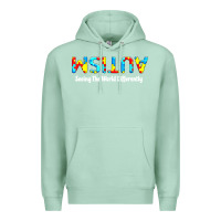 Seafoam autism seeing the world differently Premium Hoodie - artisFamous