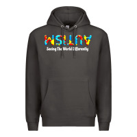 Smoke autism seeing the world differently Premium Hoodie - artisFamous