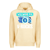 Pina Colada will work for v bucks youth gamer Premium Hoodie - artisFamous