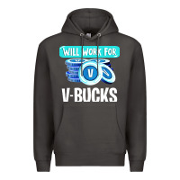 Smoke will work for v bucks youth gamer Premium Hoodie - artisFamous