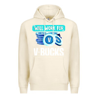 Tofu will work for v bucks youth gamer Premium Hoodie - artisFamous
