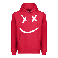 Cardinal x eyed smiley face x eyes smiling Premium Hoodie - artisFamous