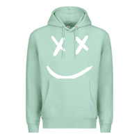 Seafoam x eyed smiley face x eyes smiling Premium Hoodie - artisFamous