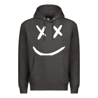 Smoke x eyed smiley face x eyes smiling Premium Hoodie - artisFamous