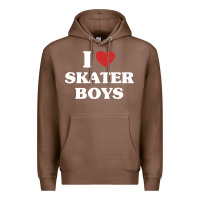 Chestnut i love skater boys Premium Hoodie - artisFamous