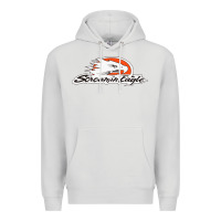 Dove Grey the screamin eagle Premium Hoodie - artisFamous