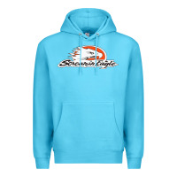 Ocean Blue the screamin eagle Premium Hoodie - artisFamous
