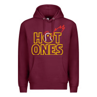 Burgundy hot ones Premium Hoodie - artisFamous