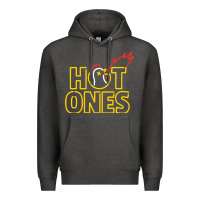Charcoal Heather hot ones Premium Hoodie - artisFamous