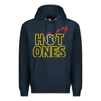 Navy hot ones Premium Hoodie - artisFamous