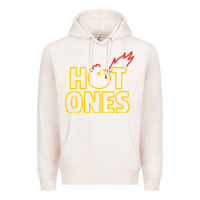 Pale Pink hot ones Premium Hoodie - artisFamous