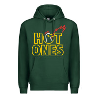 Sports Green hot ones Premium Hoodie - artisFamous