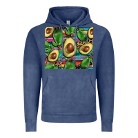 Vintage Denim avacado Vintage Hoodie - BarkalooDesign