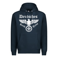 Navy deutsches reich Premium Hoodie - artisFamous