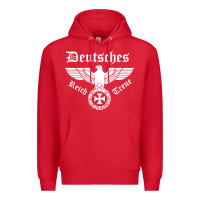 Red deutsches reich Premium Hoodie - artisFamous