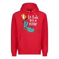 Red la croix drink Premium Hoodie - artisFamous