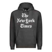 Charcoal Heather new york times Premium Hoodie - artisFamous